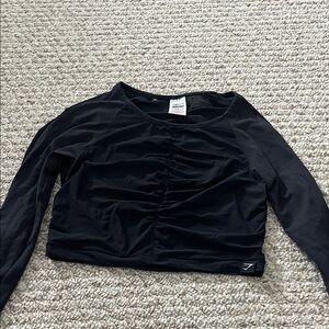 Gymshark Sheer Ruched Crop Top